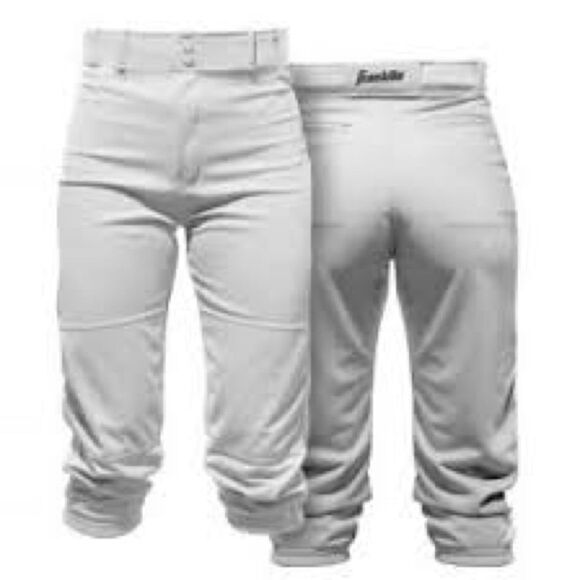 NWT RUSSELL ATHLETICS L Unisex Youth Knicker Baseball + Softball Pants -WHITE - Picture 1 of 9